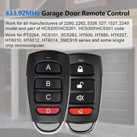 YET084 Télécommande sans fil RF 433mhz/315mhz Co-py pour porte automatique avec boutons ABCD