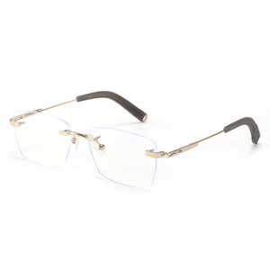 Rimless Progressive Multifocus Reading Glasses Photochromic Transition <strong>Sunglasses</strong> Sun <strong>Readers</strong> Blue Light Blocking Eyewear - Product Image 1