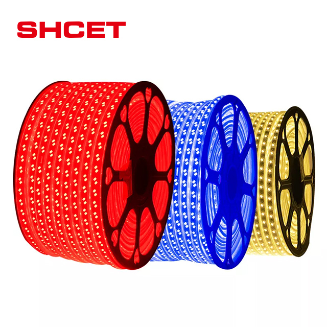 New Flexible Led Strip Light Lamp 2835 5050 SMD Rgb Warm White 220v 110v 120v 50 Meter Outdoor Waterproof Ip65 Tape Lighting