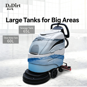 Professional Commercial Rechargeable <b>Electric</b> Walk-behind Floor <b>Scrubber</b> Gym Vinyl Concrete Tile Hard Floor Cleaning Machine - Product Image 6