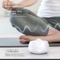 Appareil de thérapie sonore rechargeable en ABS personnalisé Three Sheep, portable, tactile, pour la méditation, cadeau pour la maison, le bureau, les voyages et le sommeil