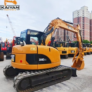 Para excavadora mini japonesa 308D de 8 toneladas, oruga de goma, pulgar hidráulico, acoplador rápido 180, hoja dozer, cucharón de 0.28m de capacidad, 735 - Product Image 1