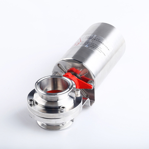 Sanitary Pneumatic Actuator Clamp Water Valve Food Grade Stainless Steel 304 316L Pneumatic butterfly Valve - Product Image 1