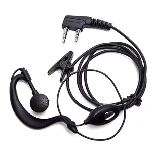 Two Way Radio Handset 3.5mm K-Type Headphone Earphone for Baofeng Walkie Talkie