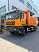 Camion benne Shacman F3000 6x4/8x4 à levage haute performance, déchargement stable, idéal pour l'exploitation minière et les infrastructures – Vente directe usine