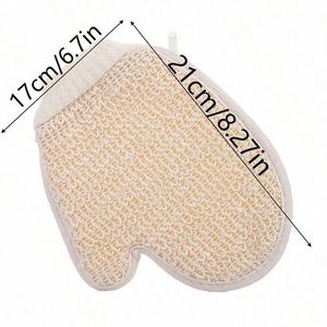 Bathroom Accessories Soft Durable Exfoliating Gloves for Spa Shower Skin Care - Product Image 2
