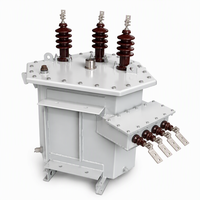 Transformateur triphasé immergé dans l'huile 1600 2000 2500 kVA, encastré dans un coffret métallique, monté au sol, transformateur de puissance industriel