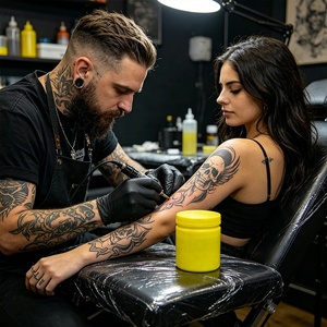 Crema de Lujo para Tatuajes para Estudios de Alta Gama y Spas de Lujo, con Logotipo y Empaque Personalizados - Product Image 5