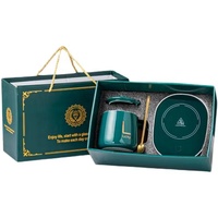 Nouveau cadeau café café chauffe tasse en céramique électrique 55 degrés caboteur Usb ensemble alimenté Portable chauffé électronique intelligent tasse plus chaud