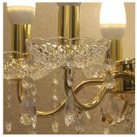 Nouveau lustre de mariage de luxe en métal avec cristal électrolytique en fer pour la décoration de plafond de scène, de fête ou de banquet