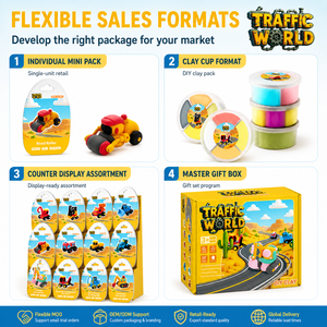 Kit de Pâte à Modeler à Séchage à l'Air Personnalisé en Gros pour Enfants, Pâte Magique Non Toxique avec Outils et Tutoriels, Fournisseur d'Usine OEM ODM - Product Image 2