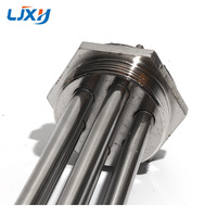 LJXH DN50 2 ''Résistance à l'eau et à l'huile Elément chauffant 3kw/9kw/6kw/12kw All 304SUS Thread Immersion Heater Parts for Swimming Pool