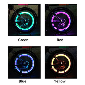Lot de 2 lumières LED néon pour rayons de vélo, capuchons de roue lumineux, accessoires légers pour voiture et moto - Product Image 6