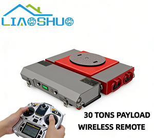 Plataforma Rodante Eléctrica para Mover Máquinas, 30 y 40 Toneladas, con Batería, Rotación de <span class=keywords><strong>360</strong></span>°, para Manejo de Equipos Pesados en Talleres y Compras - Product Image 1