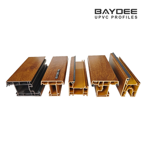 Custom Factory UPVC PVC Extrusion Profile <strong>Plastic</strong> Frame <strong>Channel</strong> for Window and Door - Product Image 2