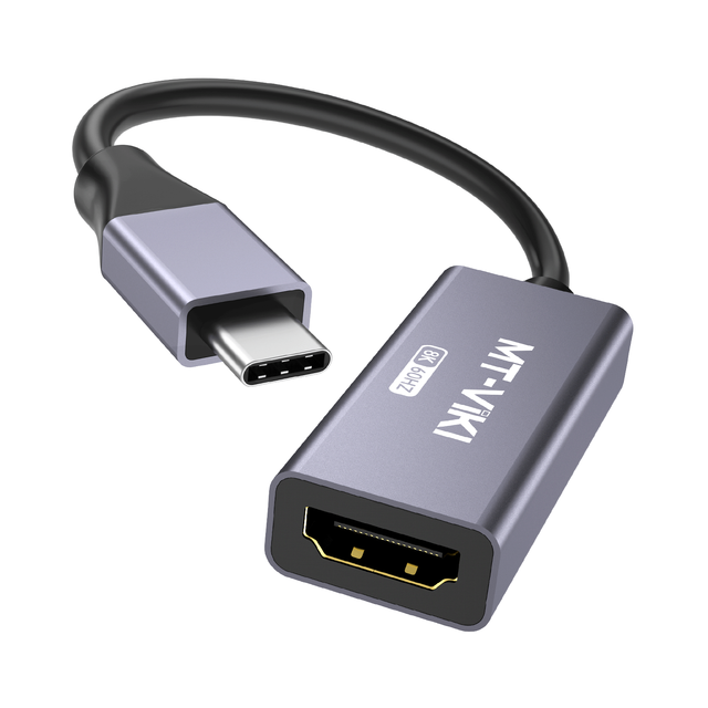 2023 New Design 8K 60Hz USB C to HDMI Adapter, MT-VIKI 21.5cm Customized USB Type C to HDMI Converter Cable