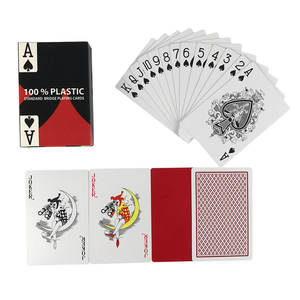 Kartu Poker Kustom Kelas Kasino Deskjoy, Kartu Permainan Plastik Cetak CMYK Grosir, Kartu Permainan Plastik PVC Tahan Air - Product Image 2