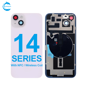 STAROZON จัดส่งเร็ว ฝาหลังกระจกสำหรับ <span class=keywords><strong>iPhone</strong></span> 14 14Plus พร้อม NFC/คอยล์ไร้สาย คุณภาพสูง - Product Image 1