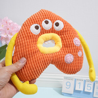 Nouveau jouet sonore en peluche en forme de lettre pour chiens et chats - Jouet anti-ennui, d'entraînement et de dentition, taille petite/moyenne JF-X0375