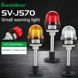 Luz de advertencia de baliza de carrera a prueba de agua de Venta caliente con zumbador Lámpara de alarma de audio y sonido tricolor para equipos mecánicos - Product Image 3