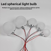 Ampoule LED compacte 5V/12V/24V/220V 1W/3W/5W pour miroir de maquillage, éclairage publicitaire décoratif, lampe sphérique modifiée pour hôtel