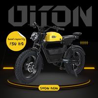 Bicicleta Eléctrica Retro con Llantas Gruesas Diton Tank 300, Motor de 48V 3000W, Batería de 35Ah, Bicicleta Eléctrica Todoterreno de 20 Pulgadas