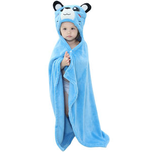 Michley-bata de baño con capucha para bebé, <span class=keywords><strong>manta</strong></span> con estampado de dibujos animados, forro polar infantil - Product Image 2