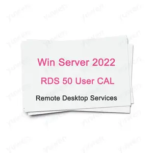 Win Server 2022 RDS CAL Remote Desktop Services User Connections 50 Users Revolution Soft