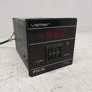 PLC <strong>Vetter</strong> AG PTC96 PT100 Temperature Controller PTC 96-12 R/H 4 Digit Display Warranty Product - Product Image 1