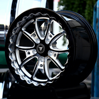 Jantes Beadlock 5 branches de 15, 16, 17, 18, 19 pouces, 5x120, finition polie usinée, pour BMW M3 M4 G80 G82 F80