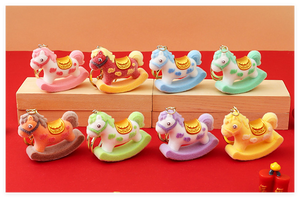 Porte-clés <span class=keywords><strong>Cheval</strong></span> <span class=keywords><strong>à</strong></span> <span class=keywords><strong>Bascule</strong></span> de Dessin Animé Symbole de l'Année, <span class=keywords><strong>en</strong></span> Métal Vintage, Animal du Zodiaque, Pendentif <span class=keywords><strong>à</strong></span> Suspendre pour Sac <span class=keywords><strong>à</strong></span> Dos, Cadeaux du Nouvel An - Product Image 5