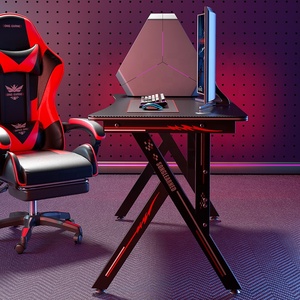 <span class=keywords><strong>Precio</strong></span> Real más alto 38USD Gaming PC Escritorio Computadora <span class=keywords><strong>Mesa</strong></span> <span class=keywords><strong>de</strong></span> carreras con luces LED RGB <span class=keywords><strong>Mesa</strong></span> <span class=keywords><strong>de</strong></span> juego ergonómica <span class=keywords><strong>de</strong></span> oficina moderna para <span class=keywords><strong>Gamer</strong></span> - Product Image 2