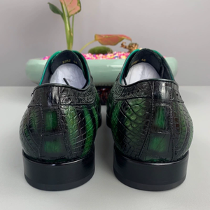 Zapatos Oxford Formales de Lujo para Hombre, de Piel de Cocodrilo Auténtica, Zapatos Derby de Vestir de Cuero Genuino para Hombre, Fabricantes - Product Image 3