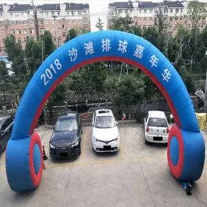 Tùy Chỉnh Thiết Kế Mới Ngoài Trời Inflatable Race Arch Đối Với Sự Kiện Thể Thao