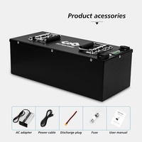 Batterie lithium-ion rechargeable à cycle profond YISHUN U003 48V 60V 72V, batterie de vélo électrique personnalisée 40Ah 50Ah 60Ah 70Ah
