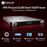 Serveur HPE ProLiant DL360 Gen11 8SFF Intel 6526Y 128 Go de RAM NVMe Boot 2x1000W RPS 1U neuf