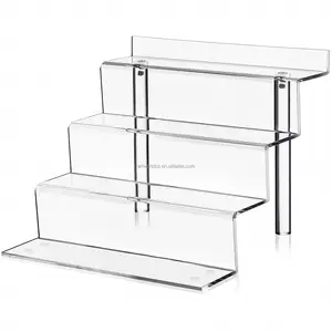 Artworld espositore in acrilico trasparente Riser Shelf Champagne Wall, supporto per Cupcake per bicchierini, profumo e colonia Organizer Holder