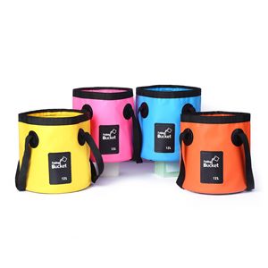 Folding Bucket 20L 12L Waterproof Outdoor Camping Fishing <b>Storage</b> Bag For Home Use Foot <b>Bath</b> - Product Image 3