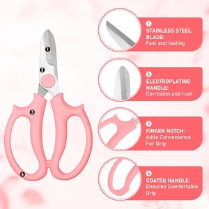 Garden <b>Scissors</b> <b>Floral</b> Shears Professional <b>Floral</b> <b>Scissors</b> with Comfortable Grip Handle Premium Garden Pruning Shears - Product Image 3