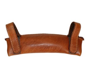 Handcrafted Genuine Leather Saddle Seat Cover <b>Pouch</b> for Motorcycle Bike Vintage Rider Storage Bag Durable Leather Accessory - Product Image 2