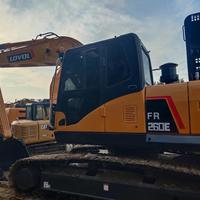 LOVOL FR260E Excavator Crawler Konstruksi Tugas Berat Berkualitas Tinggi, Kedalaman 6.8M, Tinggi 10M, 26 Ton, Bucket 1.2 m³, Mesin Penggali