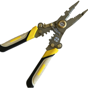 215mm multifonctionnel robuste 65 pinces à dénuder en acier au manganèse coupe pliante pour le sertissage de tuyaux en cuivre <span class=keywords><strong>PVC</strong></span>/PPR - Product Image 2