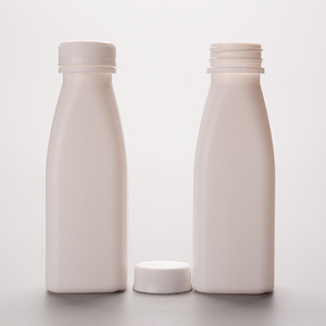 <span class=keywords><strong>Bouteille</strong></span> de lait en HDPE de qualité alimentaire blanche de 330 ml avec bouchon à vis, récipient pour lait frais, lait <span class=keywords><strong>d</strong></span>'avoine, yaourt, boisson, prise en charge de la personnalisation du logo OEM - Product Image 3
