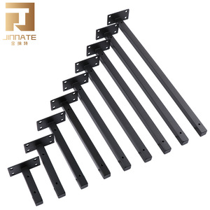 JINNATE Single Line Bracket Stainless Steel <b>Wall</b> Mount <b>Shelf</b> Support For Shelving Unit - Product Image 1