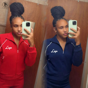 <span class=keywords><strong>Set</strong></span> da <span class=keywords><strong>palestra</strong></span> da <span class=keywords><strong>donna</strong></span> di design con Zip su misura giacca con maglia Shorts tuta da ginnastica ricamata autunno inverno all'ingrosso 2 pezzi da <span class=keywords><strong>donna</strong></span> - Product Image 3