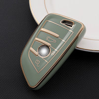 3/4 boutons coque de couverture de clé de voiture en TPU Fob pour BMW X1 X2 X3 X4 X5 X6 M5 F15 F16 F48 G30 G38 525 540 740 série 1 2 3 5 accessoires