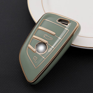3/4 boutons coque de couverture de clé de voiture en TPU Fob pour <span class=keywords><strong>BMW</strong></span> X1 <span class=keywords><strong>X2</strong></span> X3 X4 X5 X6 M5 F15 F16 F48 G30 G38 525 540 740 série 1 2 3 5 accessoires - Product Image 4