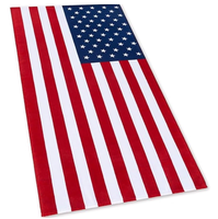Trinité-et-Tobago Drapeau d'impression Serviette de plage à séchage rapide Serviette de bain parfaite pour piscine Bain Gym Camping Randonnée Fitness