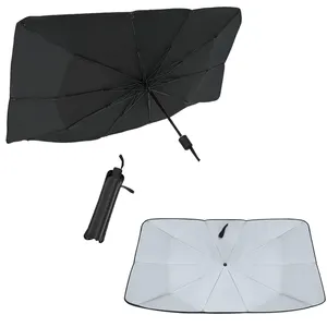 热销汽车遮阳伞前挡风玻璃防紫外线银布通用雨伞汽车遮阳帘