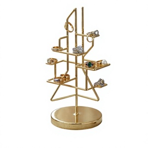 Support pour bagues avec base, présentoir à bijoux pour bagues et boucles d'oreilles, support décoratif pour bagues de mariage - Product Image 1